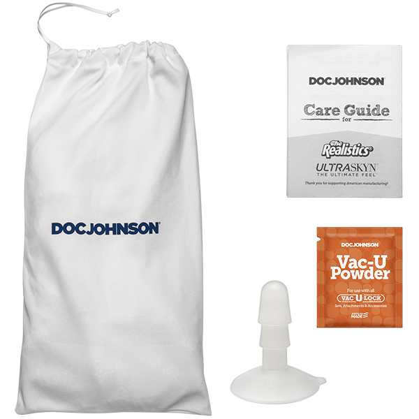 Doc Johnson Signature Cocks - Hollywood Cash - 11 ULTRASKYN Cock Vac-U-Lock Suction Cup Dildo