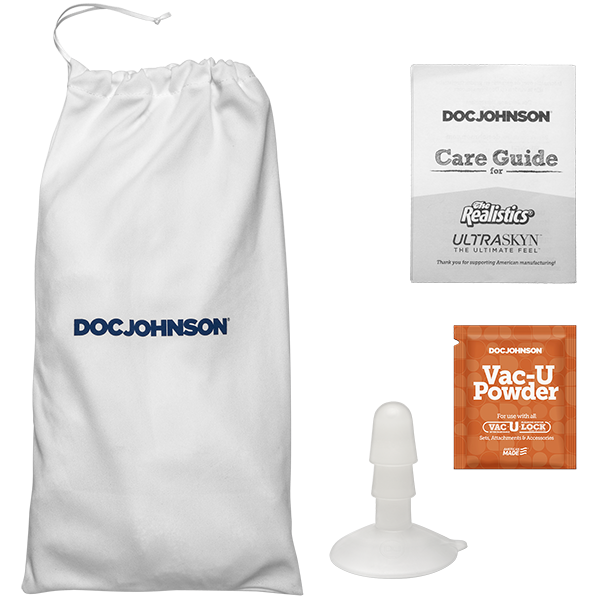 Doc Johnson Signature Cocks - Leo Vice 6 ULTRASKYN Cock Vac-U-Lock Suction Cup Dildo