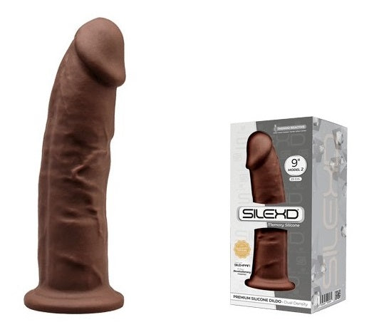 Adrien Lastic Silexd 9 Model 2 Realistic Silicone Dildo - Brown Main image