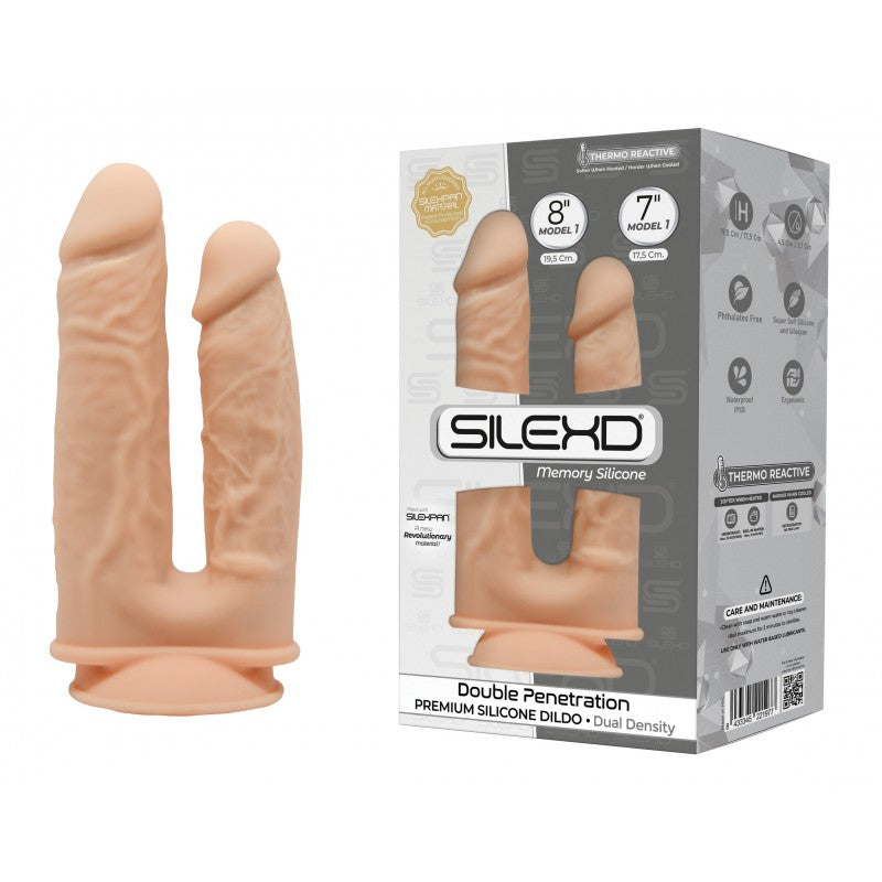 Silexd Model One – 8 Plus 7 Inch Silicone Double Dildo > Dildos > Double Dildos