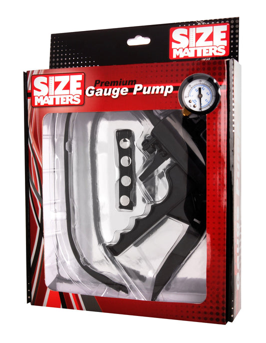 Size Matters Adult Toys Black Premium Gauge Pump 848518013415