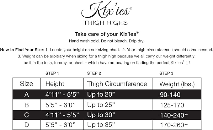 Kixies Alex Camo Thigh Highs Size D Secondary image