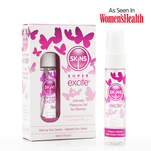 Skins Super Excite Clitoral Stimulation Gel 30ml Gel > Essentials > Womens Enhancers