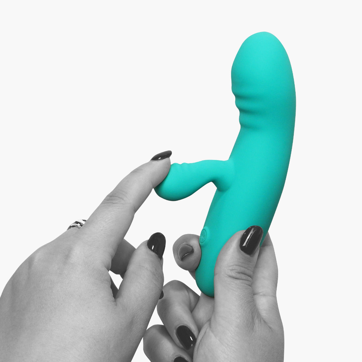 Skins Touch The Rabbit 155mm Silicone Vibrator | Dual Stimulation > Vibrators > Ladies > Rabbit