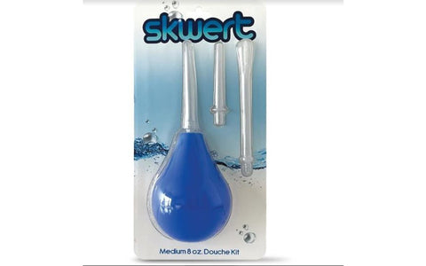 Skwert 4 Piece 8 Ounce Douche Medium Set for Personal Hygiene Douches