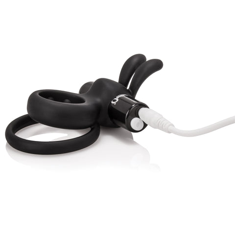 Charged Ohare – Rechargeable Double Cock Ring Rabbit Vibrator > Sex Toys > Couples Toys