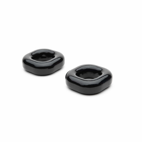 Boner Expansion Pack Black - 1.3 Inch Ball Ring Size COCK RING Set