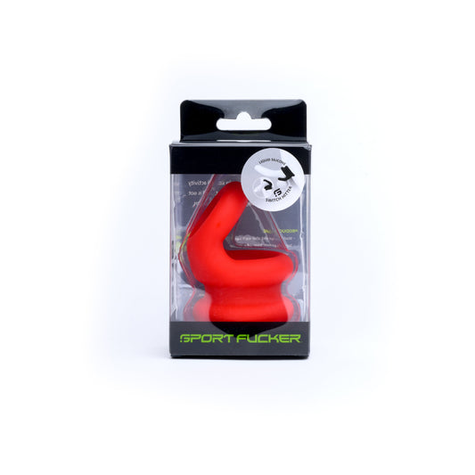 Switch Hitter By Sport Fucker Red Silicone Cock Ring 36mm