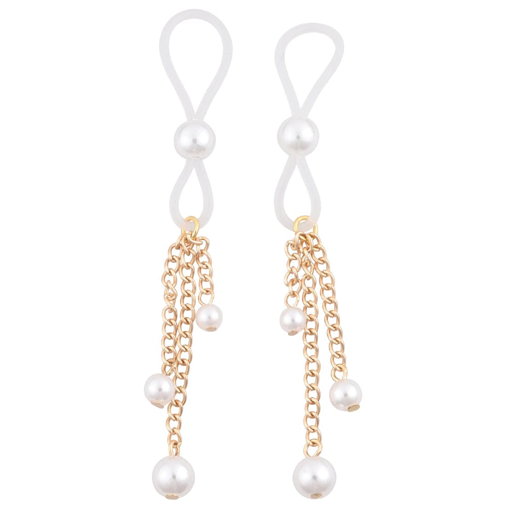 Sex & Mischief Pearl Nipple Ties Nipple Stimulators