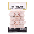 Sex and Mischief Peaches and Cream Fur Handcuffs > Bondage Gear > Restraints
