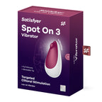 Satisfyer Spot On 3 Berry USB Rechargeable Clitoral Stimulator > Vibrators > Ladies > Clitoral Vibrators and Stimulators