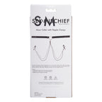 Sex & Mischief Amor Adjustable Collar with Nipple Clamps – Erotic Clothing Accessory > Sex Toys > Nipple Clips