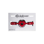 Sex & Mischief Amor Adjustable Heart-Shaped Ball Gag BDSM Accessory > Bondage Gear > Gags and Bits