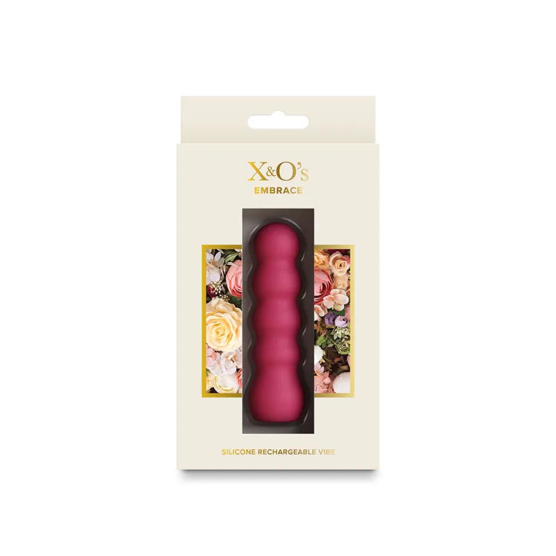 NS Novelties X and Os Embrace (Pink / Purple) – Waterproof Rechargeable Vibrator > Vibrators > Mini Vibrators