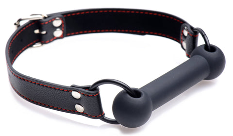 Silicone Bit Gag with Adjustable Strap for Comfort and Style Gags