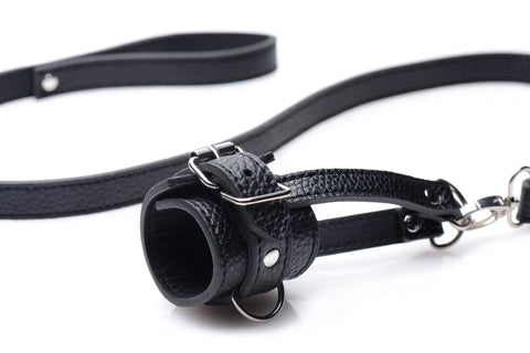 Strict Ball Stretcher With Leash Adult Sex Toy Ball Stretcher