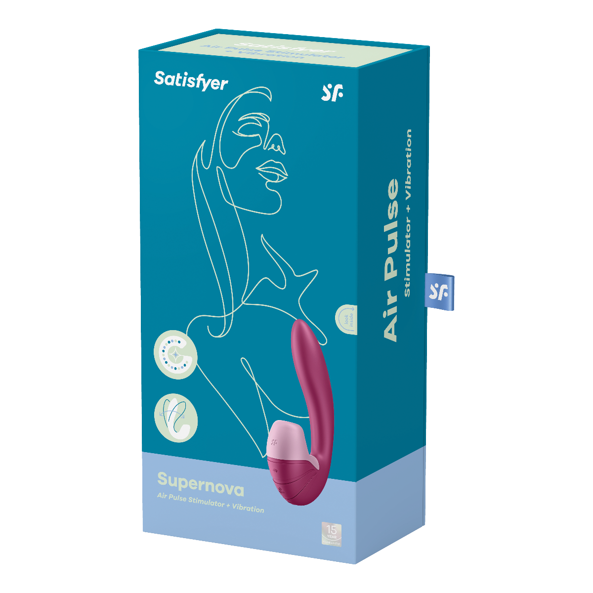 Satisfyer Supernova USB Rechargeable Vibrator – Air Pulsation Technology 11 Settings > Sex Toys For Ladies > Air Pulsation