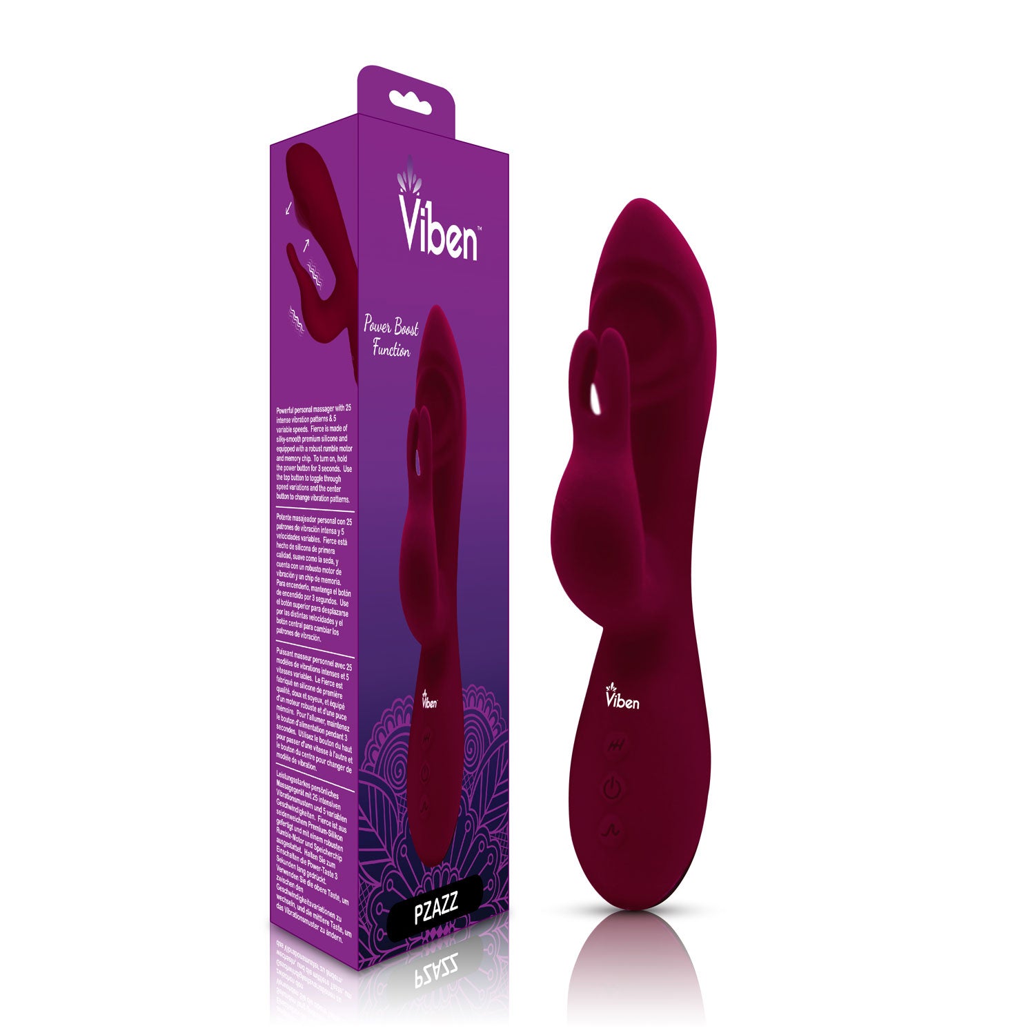 Viben Pzazz Thumping Rabbit Ruby > Vibrators > Ladies > Rabbit