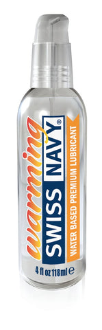 Swiss Navy Warming Lubricant 4 Ounce 118 Milliliter Water Based Lube