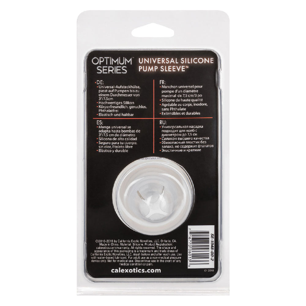 Optimum Series Universal Silicone Pump Sleeve – Silicone Material Pump Sleeve > Pumps > Pump Accessories