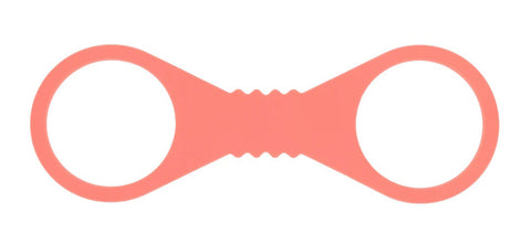Peaches N Creame Silicone Cuffs (Orange) – Lightweight Restraints > Bondage Gear > Restraints