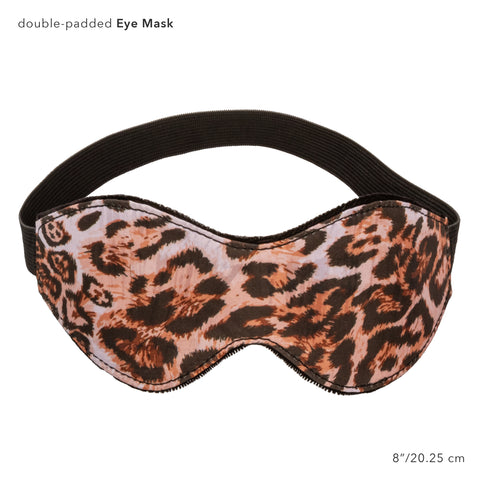 Unleashed Surrender Set Animal Print 8-Piece Travel-Ready Kink Kit with Adjustable Cuffs, Eye Mask, Ball Gag, Spreader Bar, and Roll-Up Case > Bondage Gear > Bondage Kits