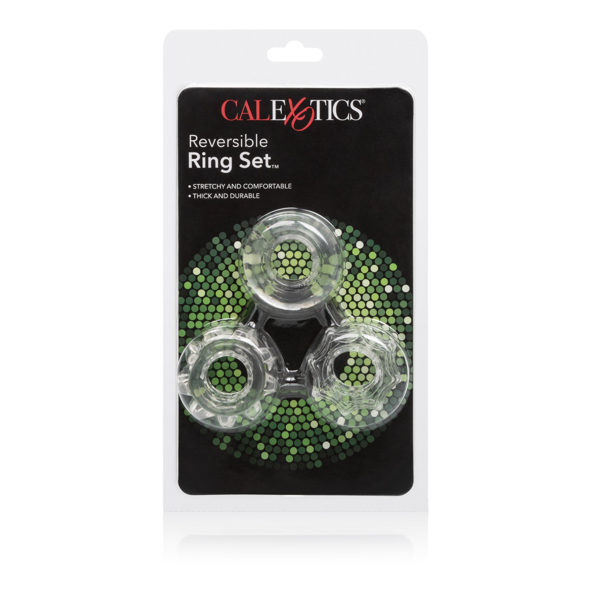 Reversible Ring Set – Stretchy Durable Erection Enhancers 3-Piece Set > Cock Ring > Sets