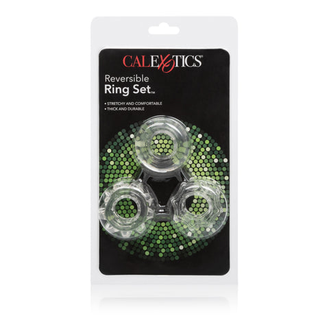Reversible Ring Set – Stretchy Durable Erection Enhancers 3-Piece Set > Cock Ring > Sets