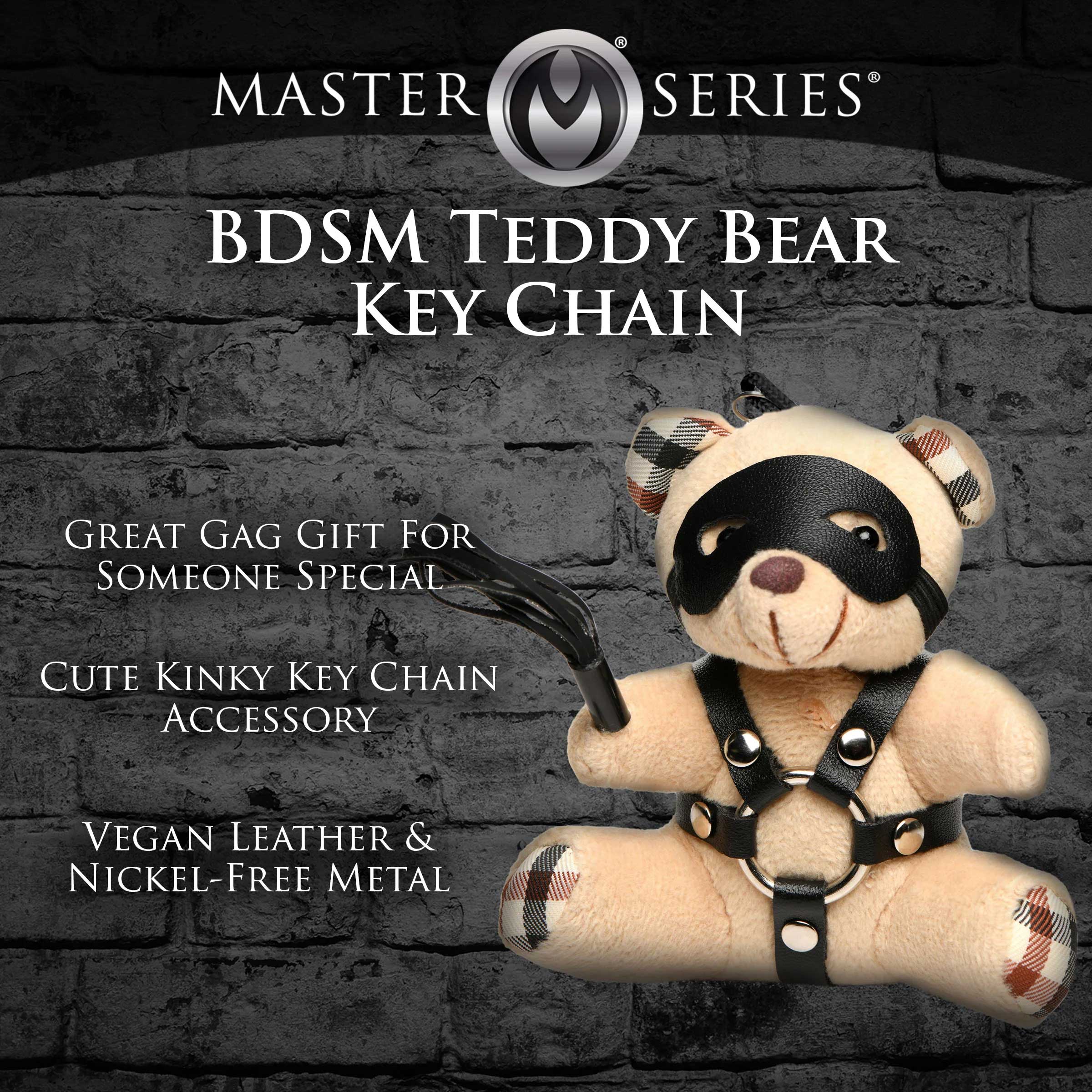 Master Series BDSM Teddy Bear Keychain > Novelties > Gag Gifts