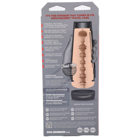 Main Squeeze Girls of Social Media Ms Puiyi Molded ULTRASKYN Masturbator with Variable Pressure and Hard Outer Case Default Title > Sex Toys For Men > Masturbators > Pornstar