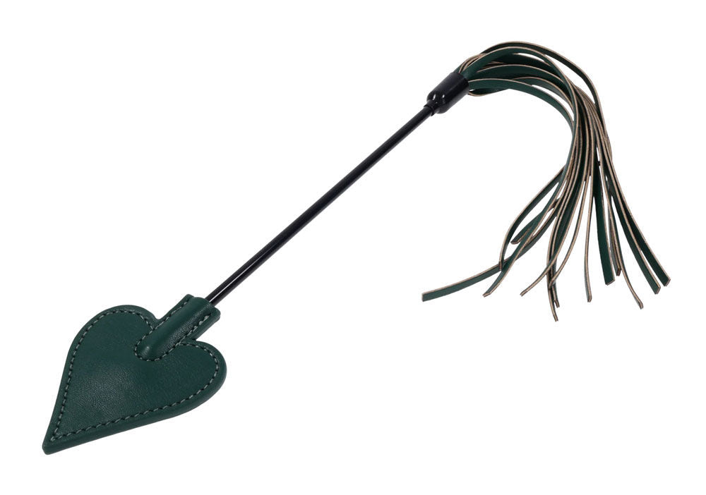 Indica Dual Impact Crop (Green) – Versatile Impact Toy > Bondage Gear > Crops Main image