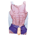 Novelty Apron With Inflatable Penis