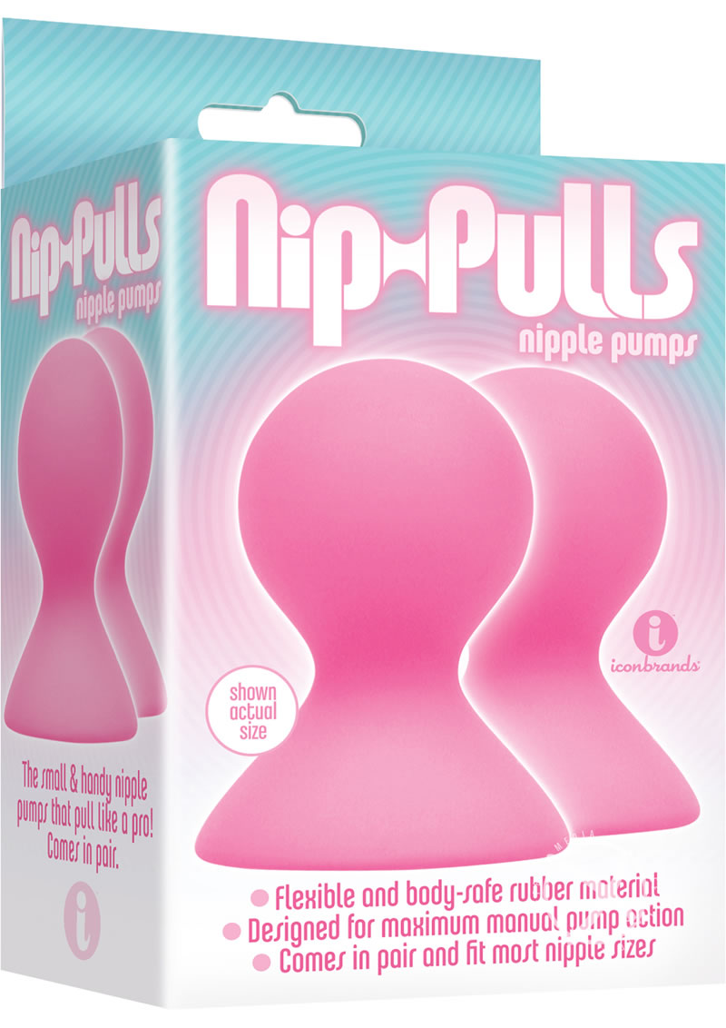 Nip Pulls - Set of Two Silicone Nipple Pumps > Sex Toys > Nipple Suckers