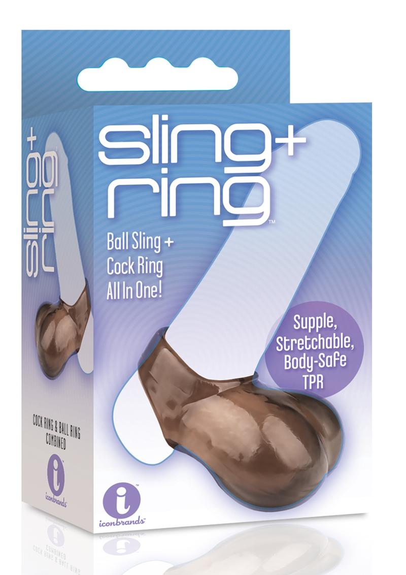The 9's Sling and Ring – Soft Flexible Cock and Balls Ring Secondary image