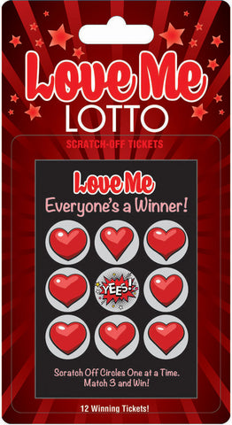 Love Me Lotto Naughty Scratcher – Erotic Scratch-Off Game Set Default Title Gag Gifts & Novelties