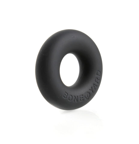 Boneyard Ultimate Silicone Cock Ring Black 20mm Internal Diameter > Cock Ring > Single