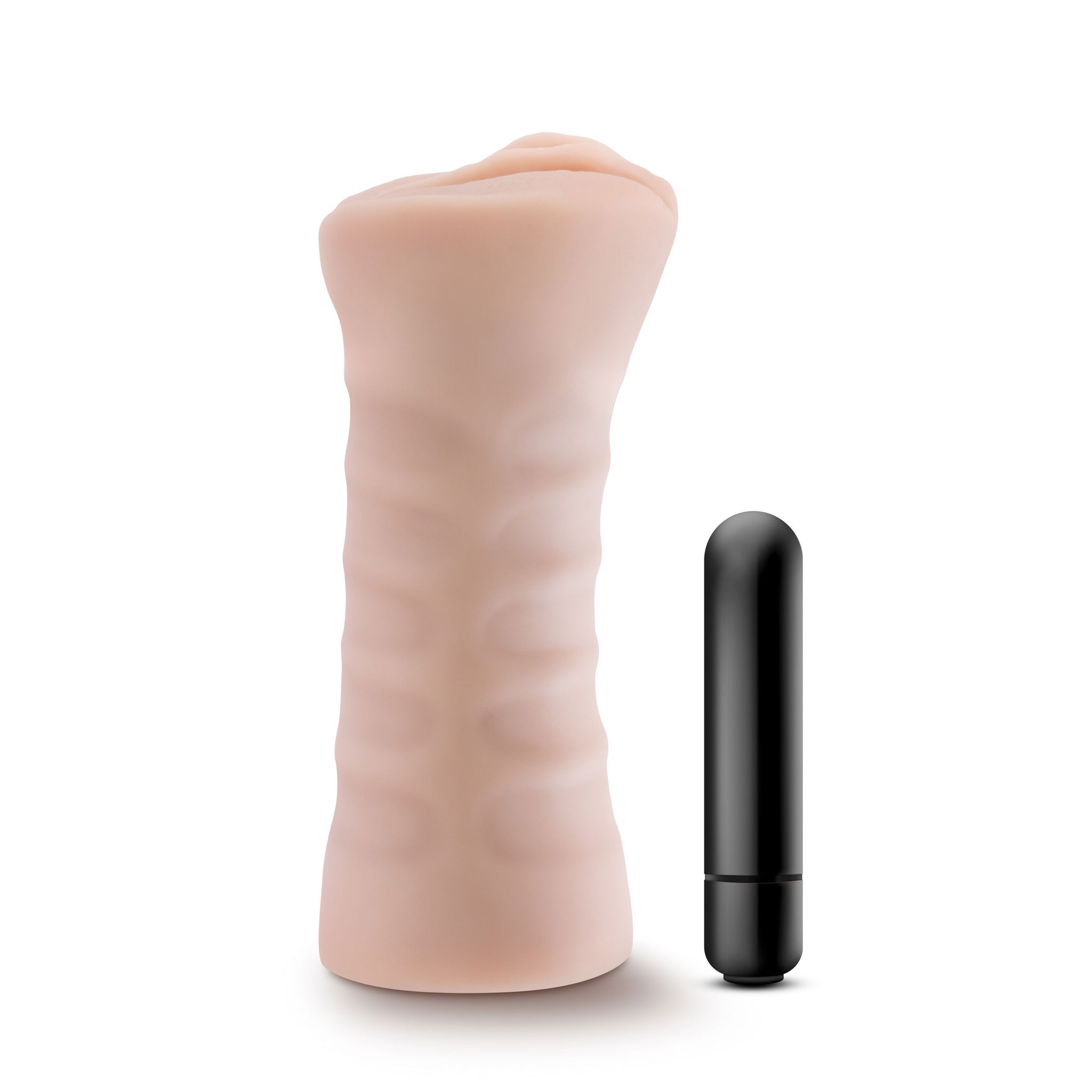 Enlust Ayumi Beige Vibrating Male Stroker with Ultra-Soft Feel > Sex Toys For Men > Masturbators > Vibrating