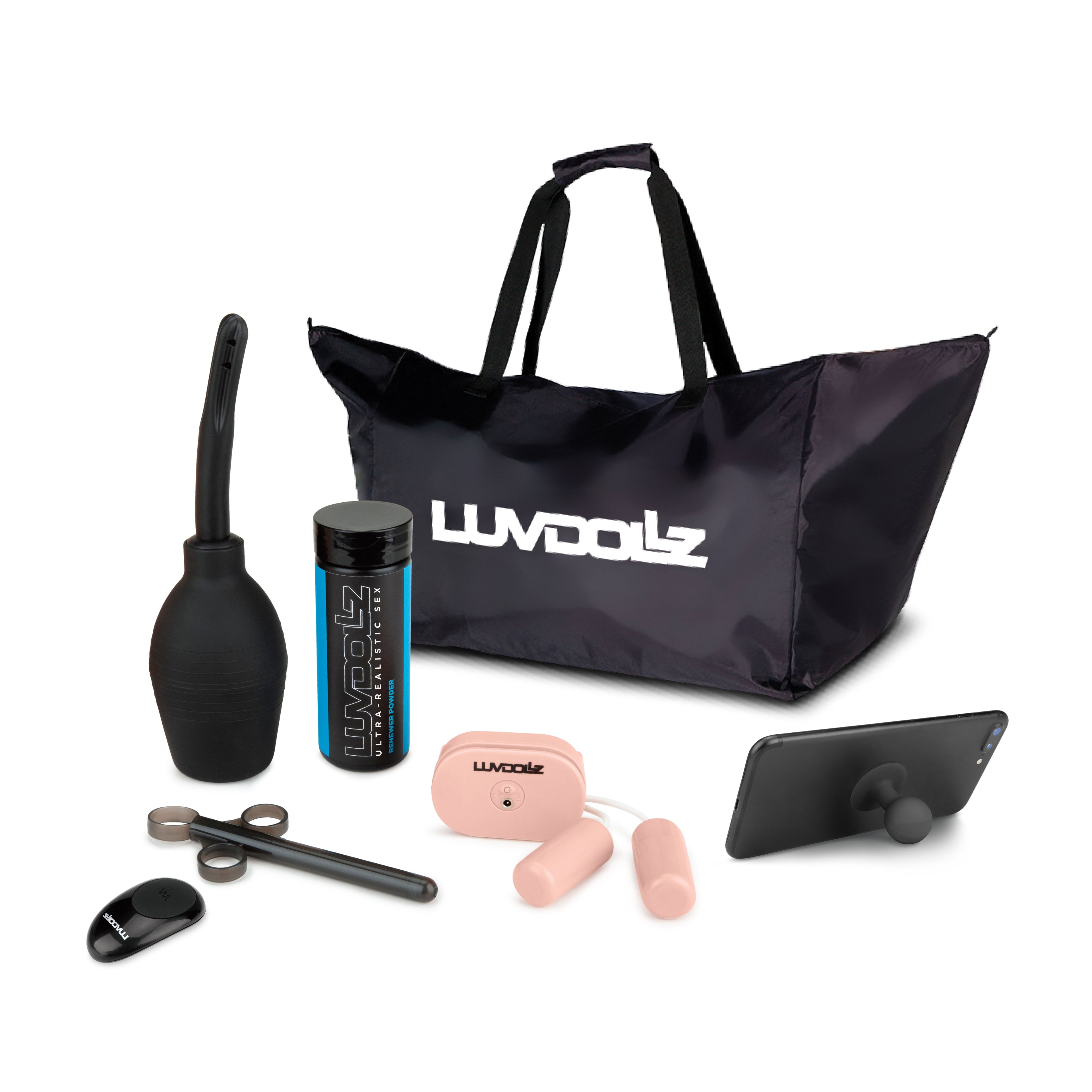 Luvdollz Remote Control Vibrating Pussy and Ass Masturbator Cream 8 Pounds > Sex Toys For Men > Assbators