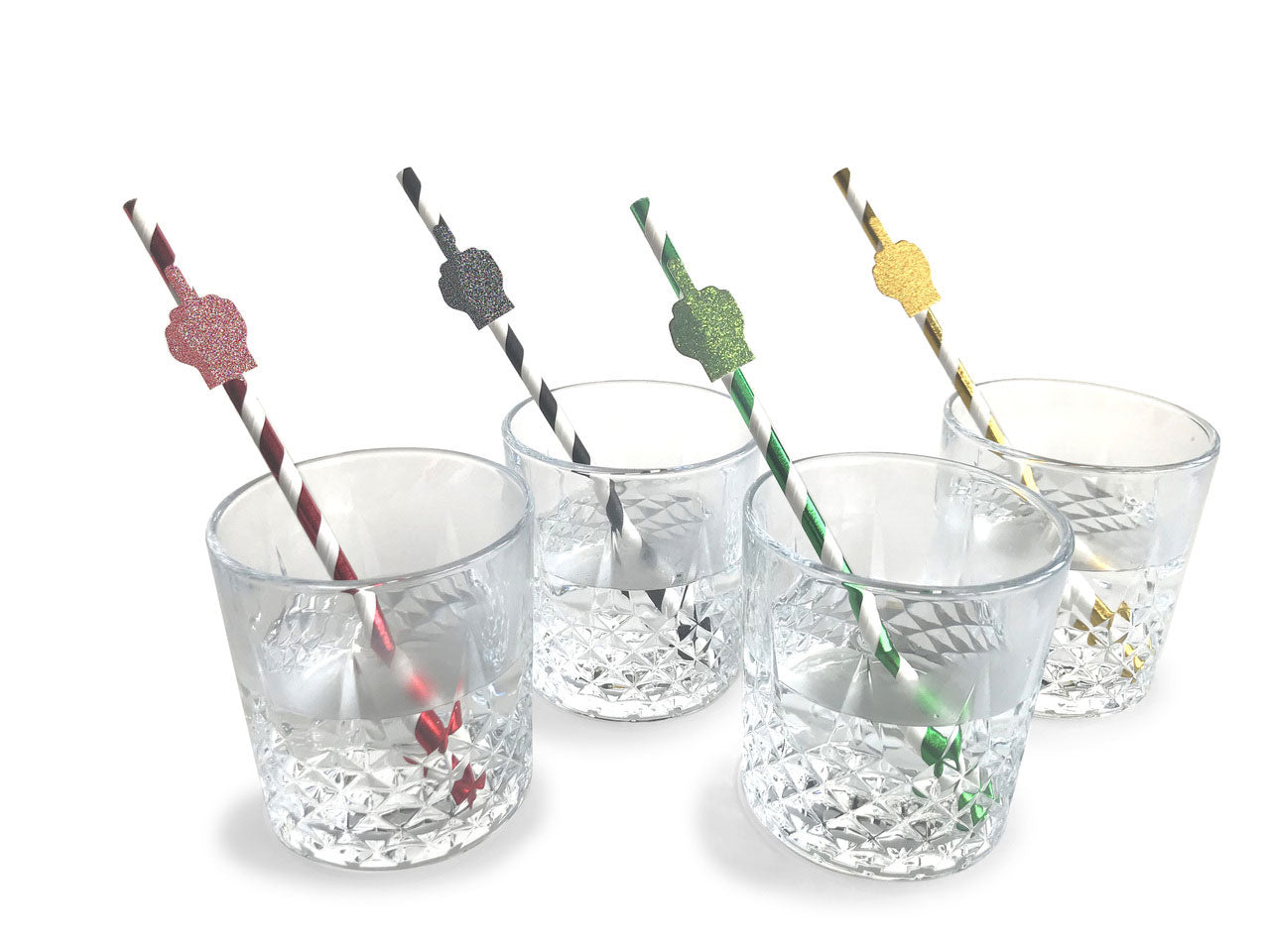 Happy Birthday Tall Party Straws - 8 Pack Fun Adult Party Straws > Novelties > Party Supplies