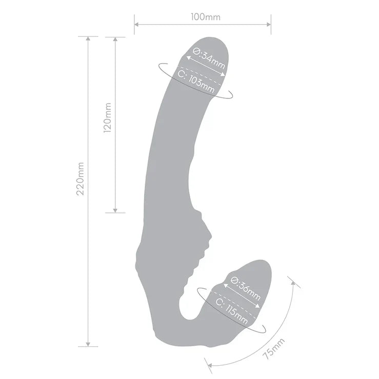 Electric EEL | Together Toy Strapless Together Remote Controlled Vibrator