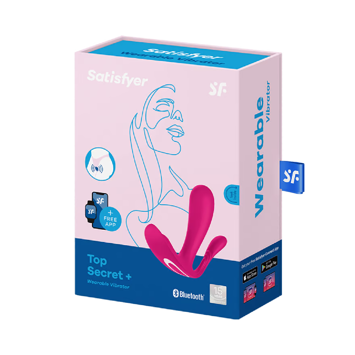 Satisfyer Top Secret Wearable Vibrator – Ergonomic Design Rechargeable Silicone Vibrator > Sex Toys For Ladies > Panty Vibes
