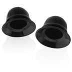 Hunkyjunk Nano Nips - Silicone Two Pack Nipple Suction Cups - Black > Sex Toys > Nipple Suckers
