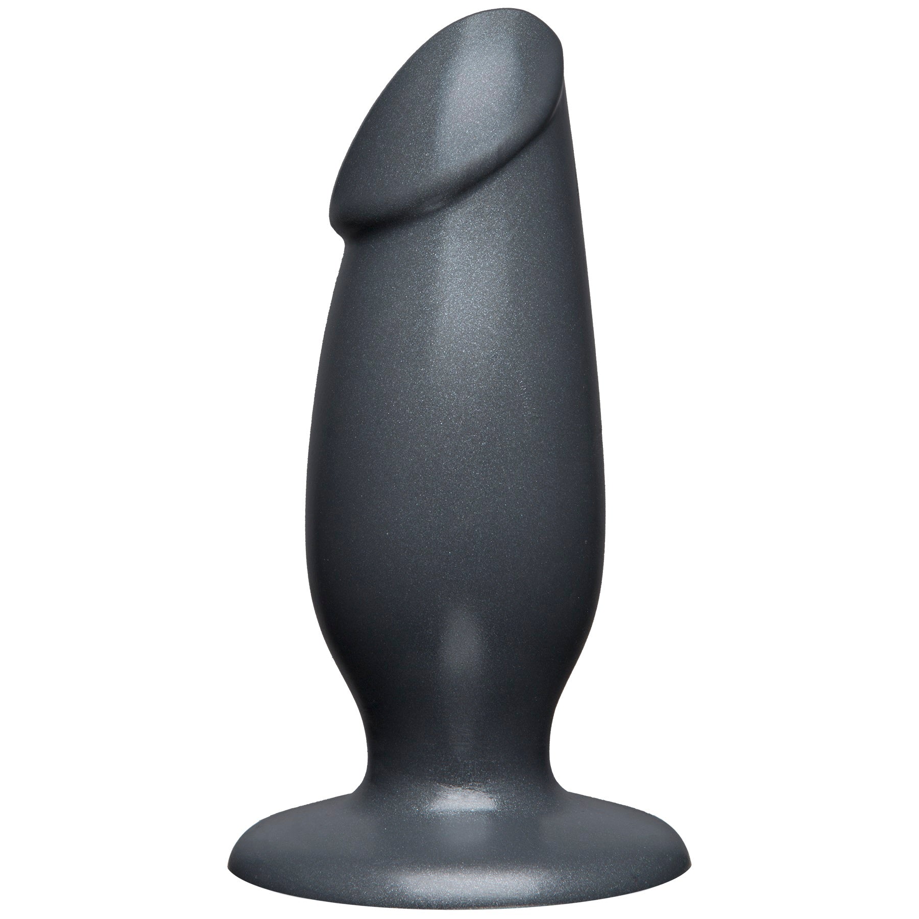 Fat Man Anal Plug Gun Metal – Wide Phallic Shape Butt Plug > Anal Range > Butt Plugs