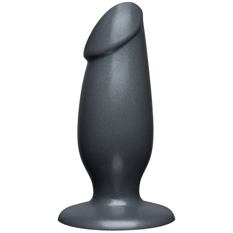 Fat Man Anal Plug Gun Metal – Wide Phallic Shape Butt Plug > Anal Range > Butt Plugs