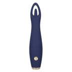 Chic Jasmine Navy Blue 6.25 Inch Dual Motor Silicone Vibrator with 10 Speeds and Rechargeable > Vibrators > Standard Vibrators