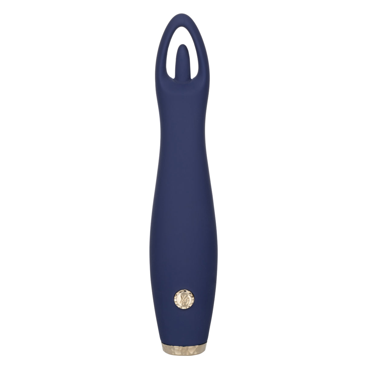 Chic Jasmine Navy Blue 6.25 Inch Dual Motor Silicone Vibrator with 10 Speeds and Rechargeable > Vibrators > Standard Vibrators