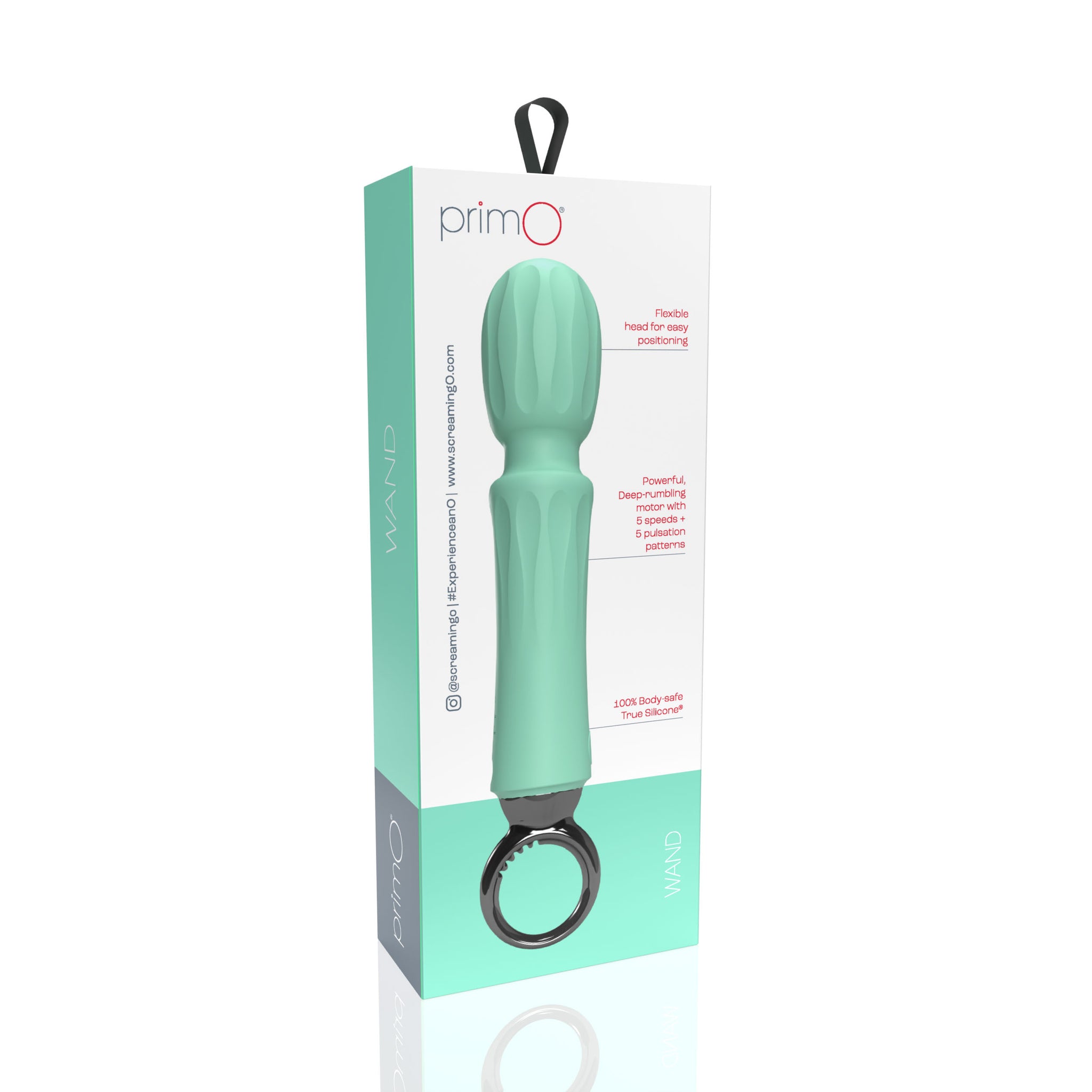 Screaming O PrimO Wand – Rechargeable Portable Wand Vibrator with 5+5 Vibration Functions > Sex Toys > Massage Wands