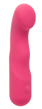 Liquid Silicone Pixies Curvy Pink Flexible Curved Massager with 10 Speeds > Vibrators > Standard Vibrators