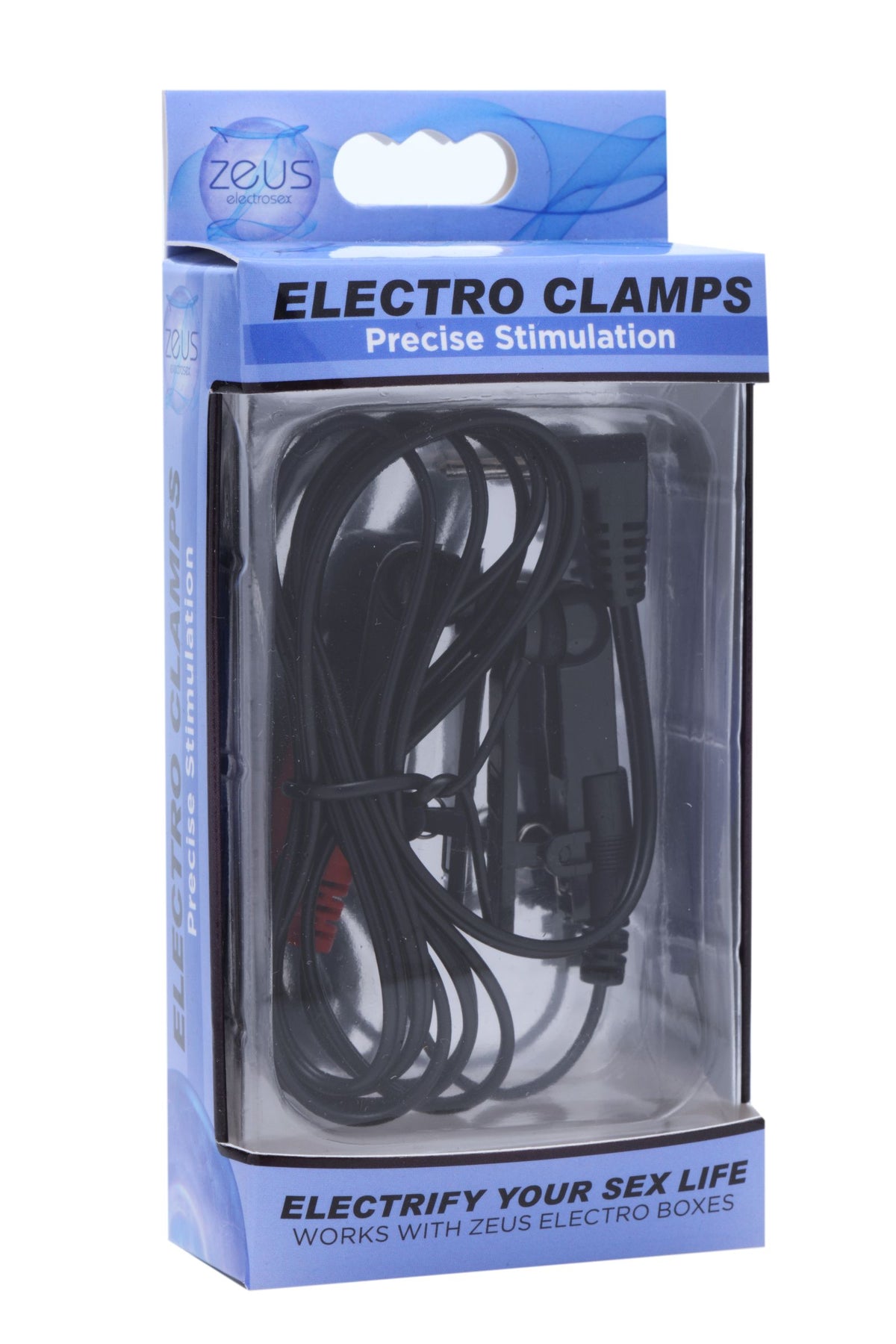 Zeus Electro Sex Clamps – Lightweight Sensation Clamps Blue E-STIM TOYS