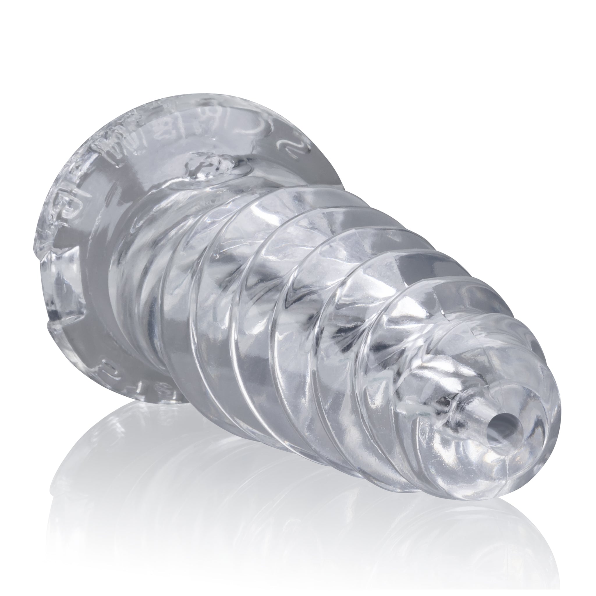 OxBalls Screwd Super Squishy Corkscrew – Soft Textured Male Masturbator Clear > Sex Toys For Men > Masturbators > Manual